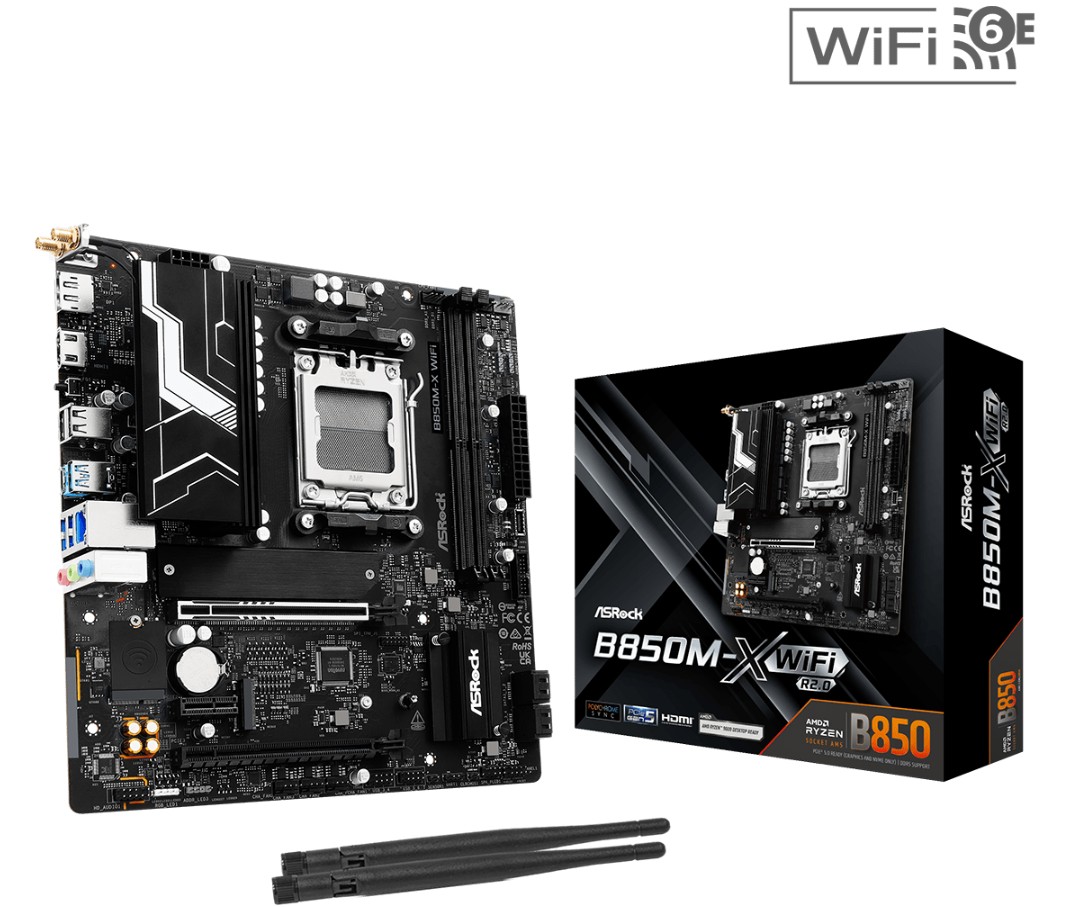 Matériels informatique ASRock B850M-X WiFi R2.0 infinytech Réunion 01