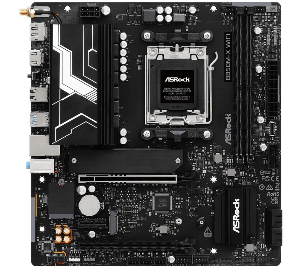 Matériels informatique ASRock B850M-X WiFi R2.0 infinytech Réunion 02