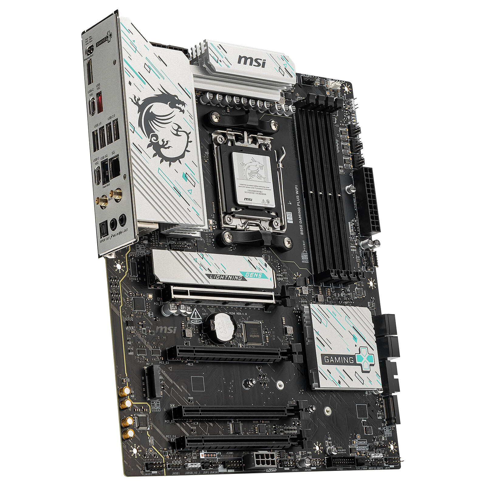 Matériels informatique MSI B850 Gaming Plus WiFi infinytech Réunion 03