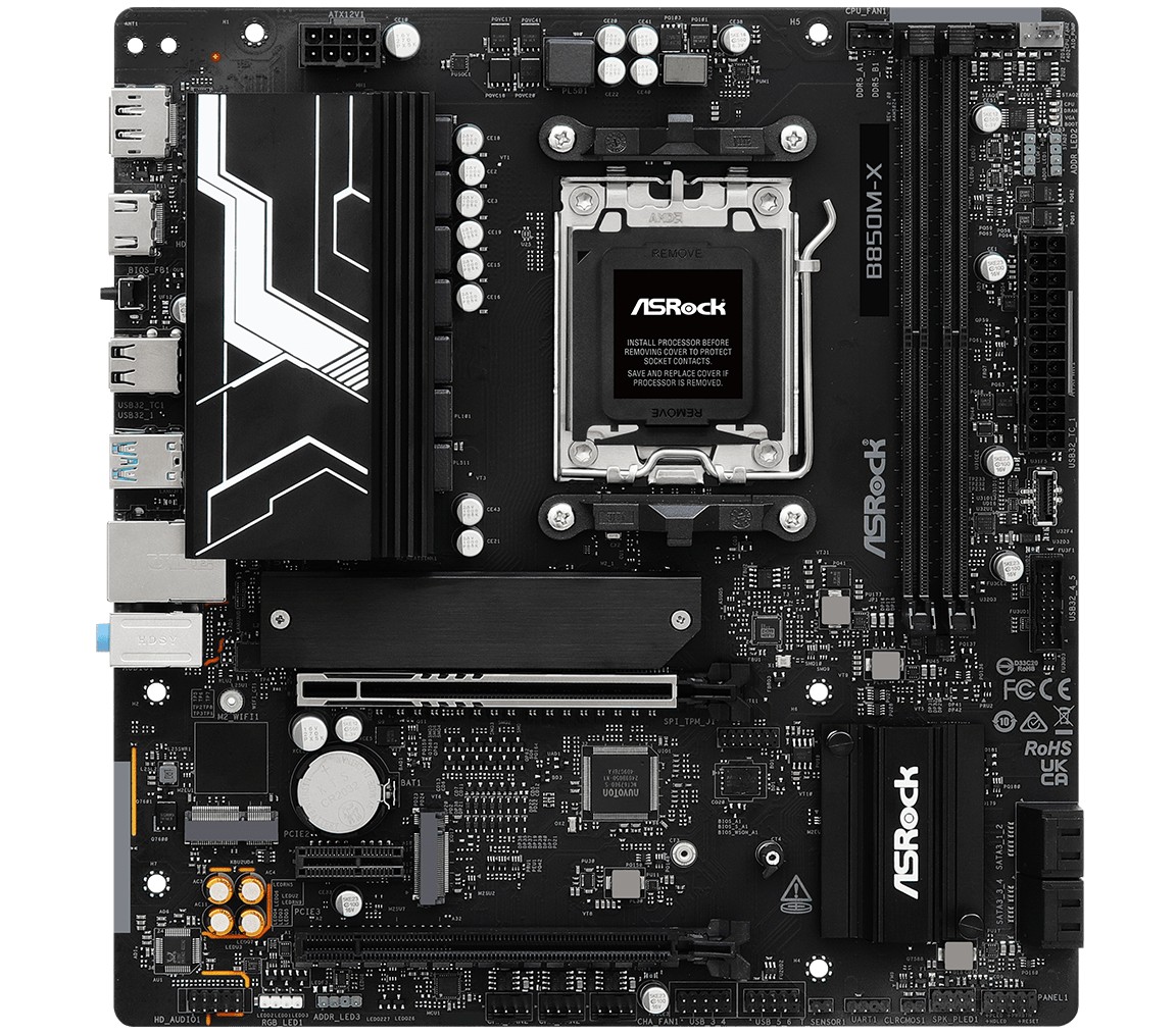 Matériels informatique carte mère ASROCK B850M-X R2.0 infinytech Réunion 02