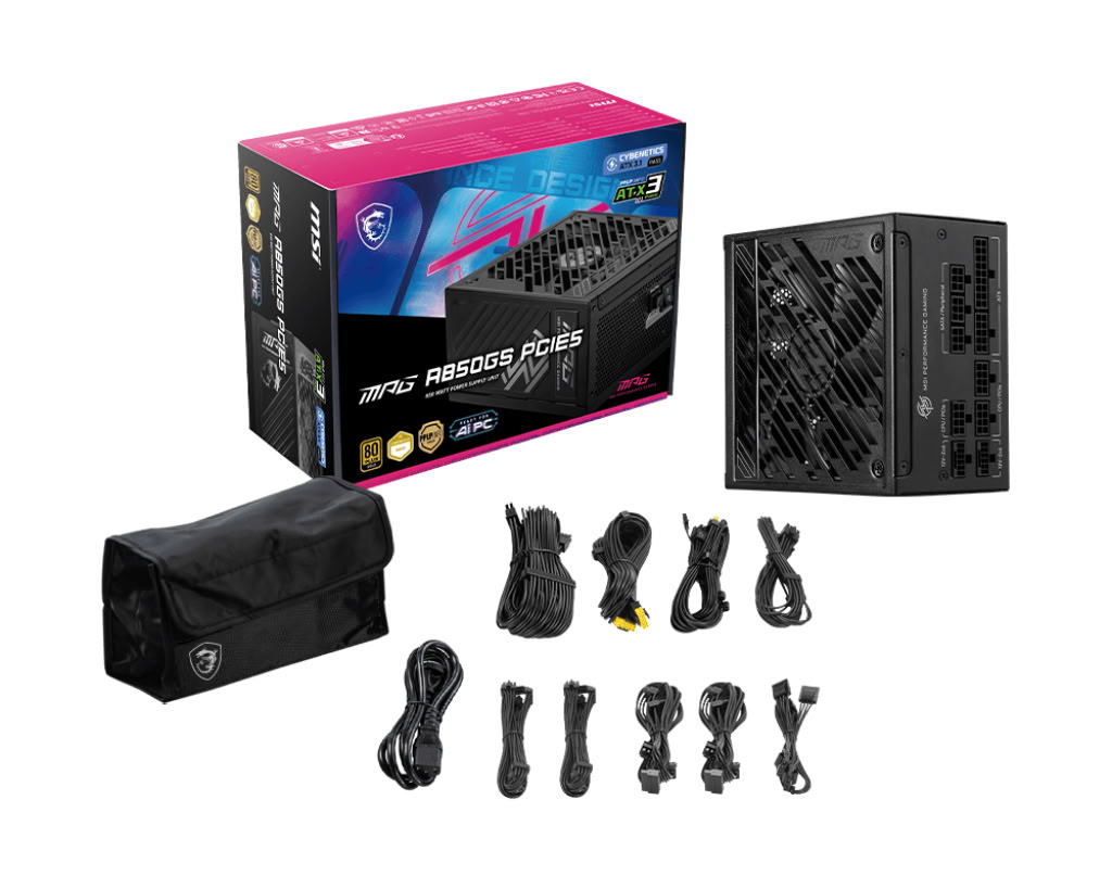 Matériels informatique MSI MPG A850GS PCIe5 infinytech Réunion 014