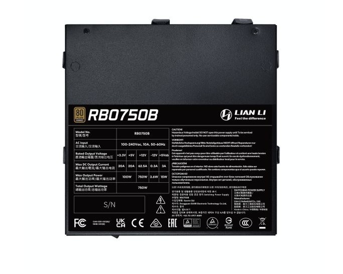 Matériels informatique LIAN LI RB 750W Noir infinytech Réunion 03