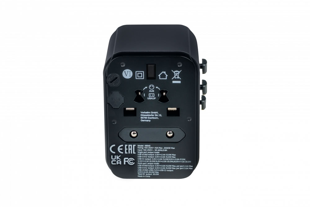 Matériels informatique VERBATIM 49545 Adaptateur de voyage Universel infinytech Réunion 02
