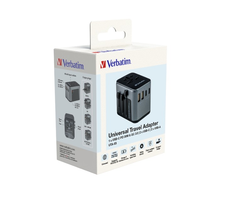 Matériels informatique VERBATIM 49545 Adaptateur de voyage Universel infinytech Réunion 04