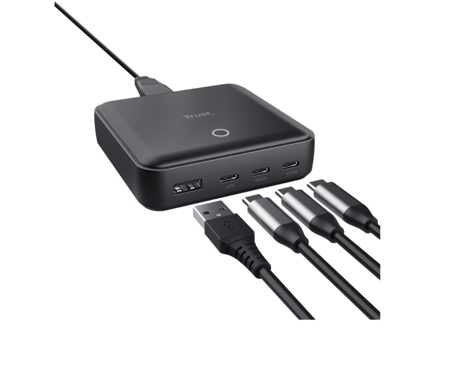 Matériels informatique TRUST 25242 Chargeur 4 Ports USB 100W infinytech Réunion 02