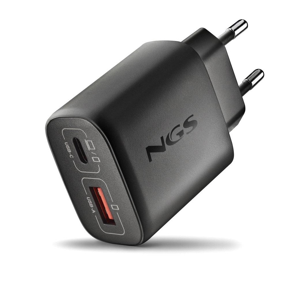 Matériels informatique NGS ERA GaN 45W 2 Ports USB Noir infinytech Réunion 01