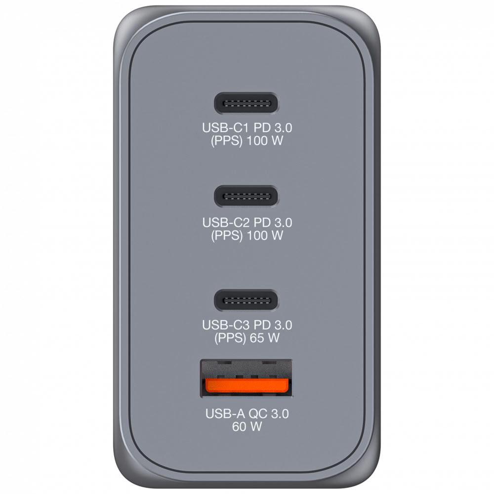 Matériels informatique VERBATIM 32204 Chargeur GaN 200W 4 Ports USB infinytech Réunion 02