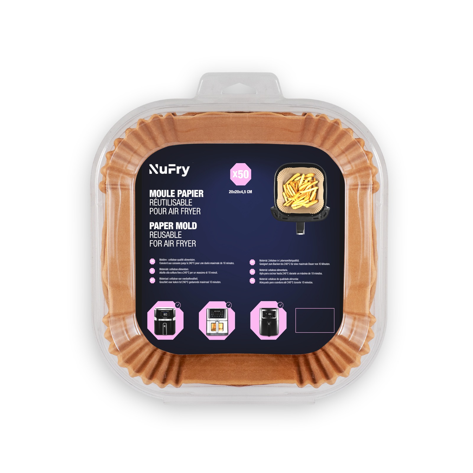 MOULES PAPIER CUISSON NUFRY 50 INFINYTECH