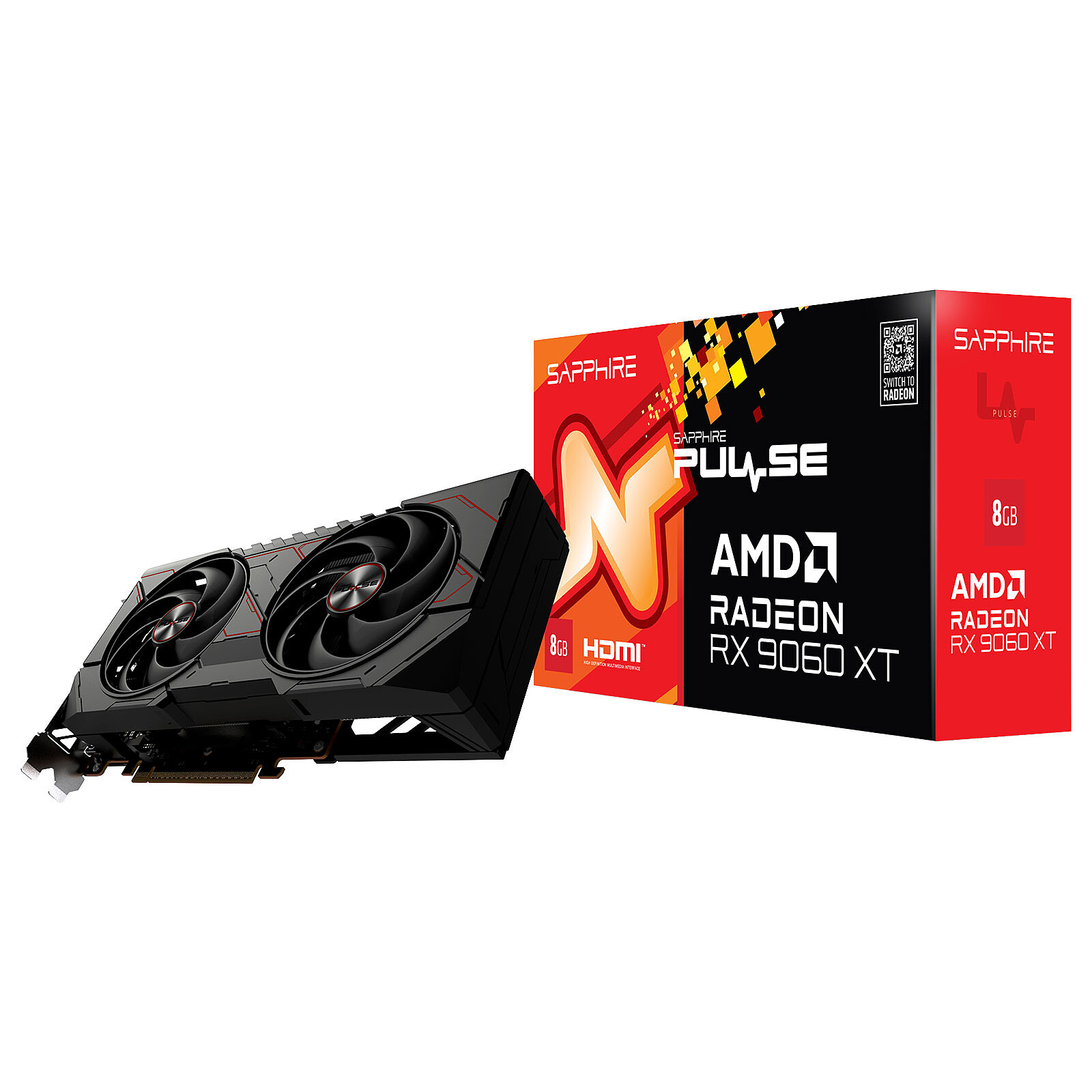 Sapphire Radeon RX 9060 XT Pulse Gaming OC infinytech Réunion 01