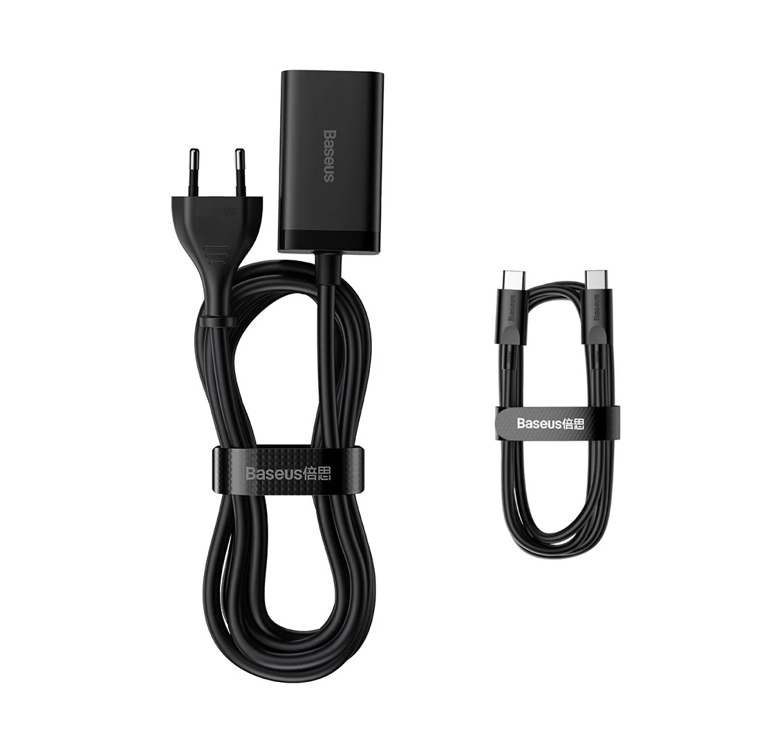 Matériels informatique BASEUS GaN3 Pro 65W 4 Ports USB Noir infinytech Réunion 04