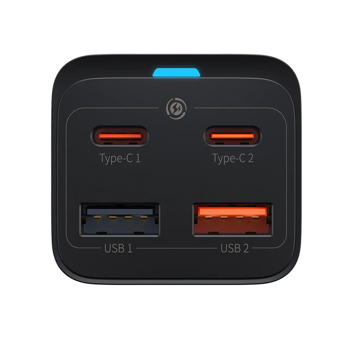 Matériels informatique BASEUS GaN3 Pro 65W 4 Ports USB Noir infinytech Réunion 03