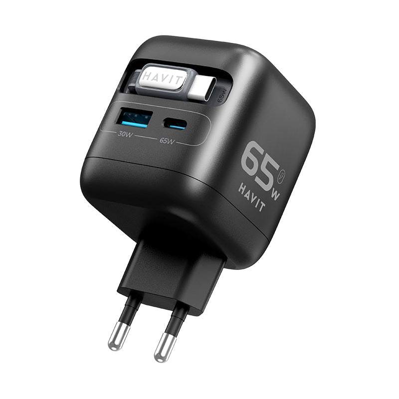 Matériels informatique HAVIT UC252 65W GaN infinytech Réunion 01