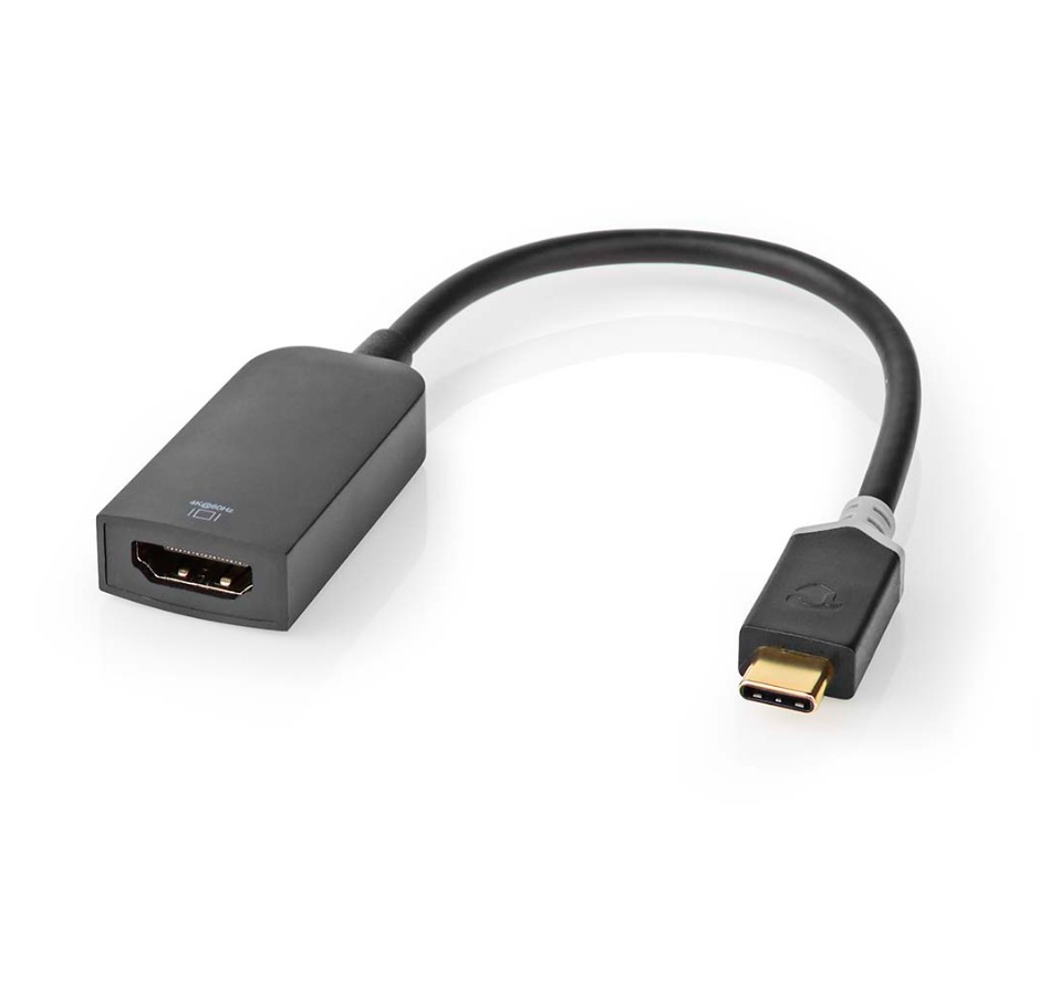 Matériels informatique NEDIS USB-C Mâle vers HDMI Femelle 4K 0.20cm infinytech Réunion 01
