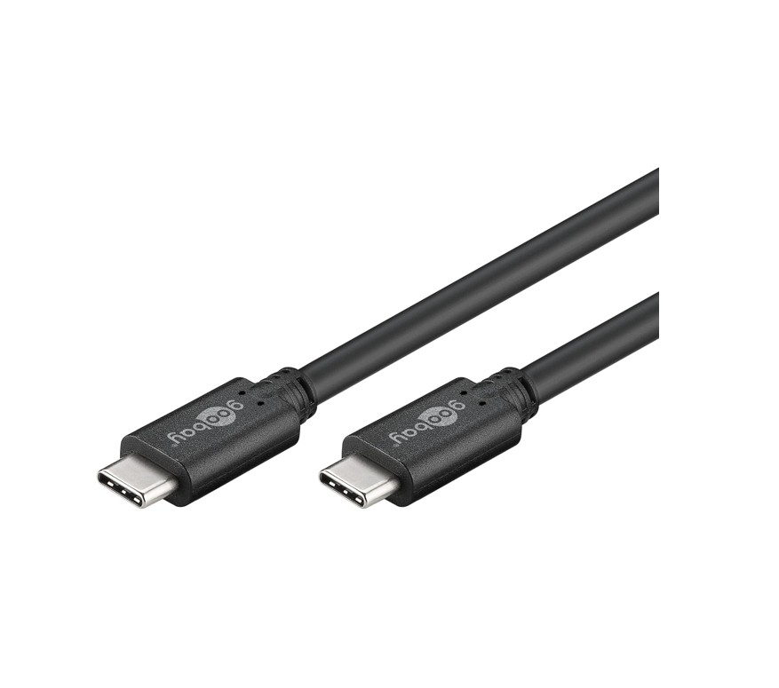 Matériels informatique GOOBAY 66509 Câble USB-C Mâle Mâle 3m Noir infinytech Réunion 01