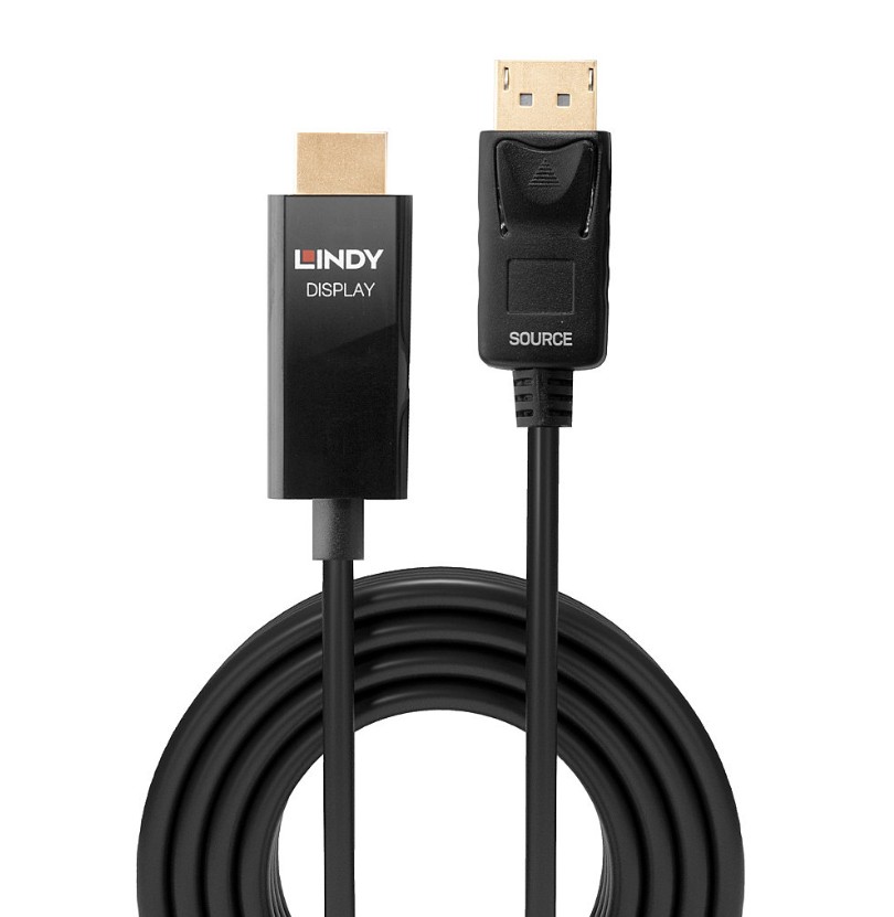 Matériels informatique LINDY 40926 DisplayPort vers HDMI 4K HDR 2m infinytech Réunion 01