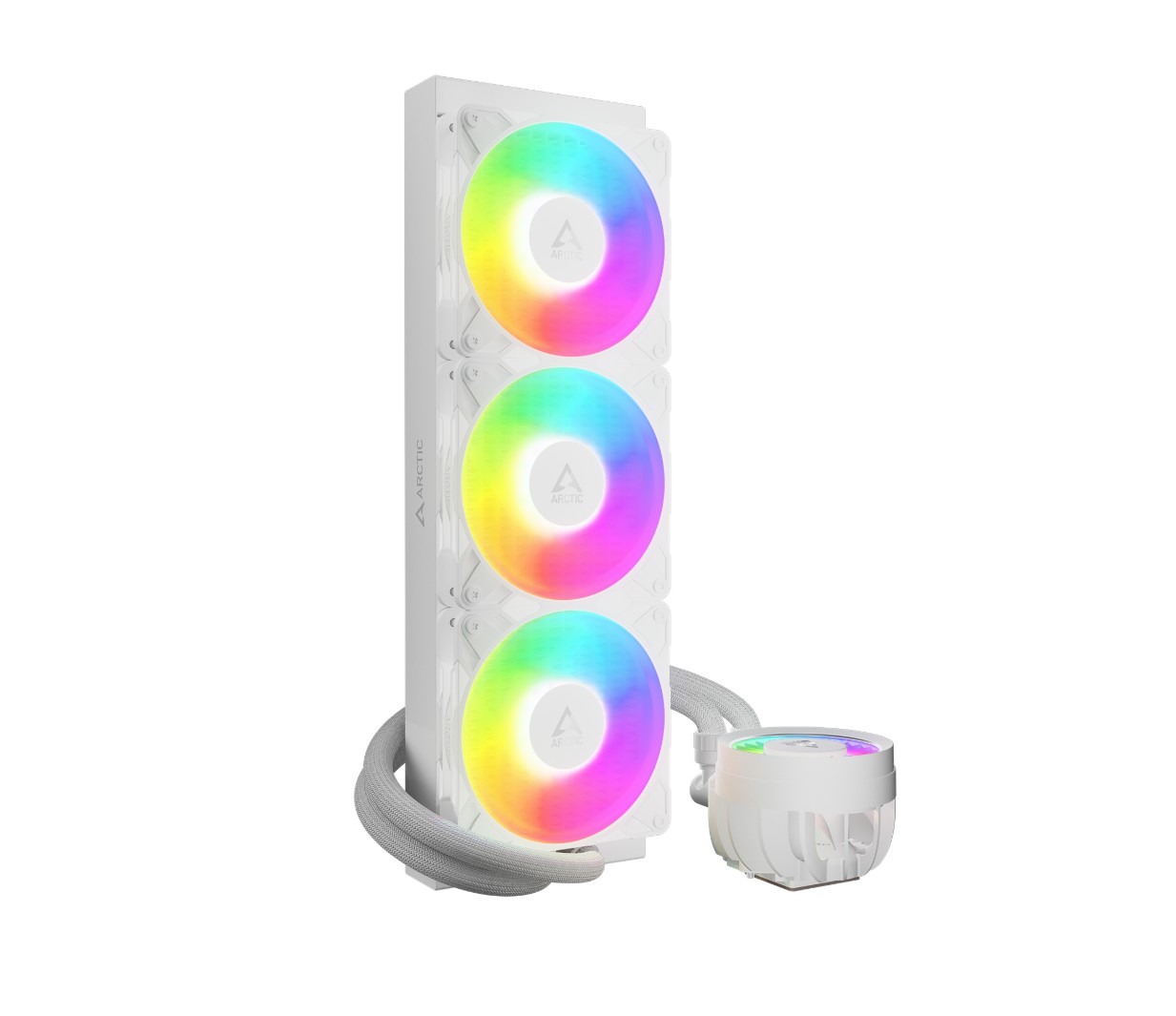 Matériels informatique Arctic Liquid Freezer III Pro 360mm ARGB Blanc infinytech Réunion 02