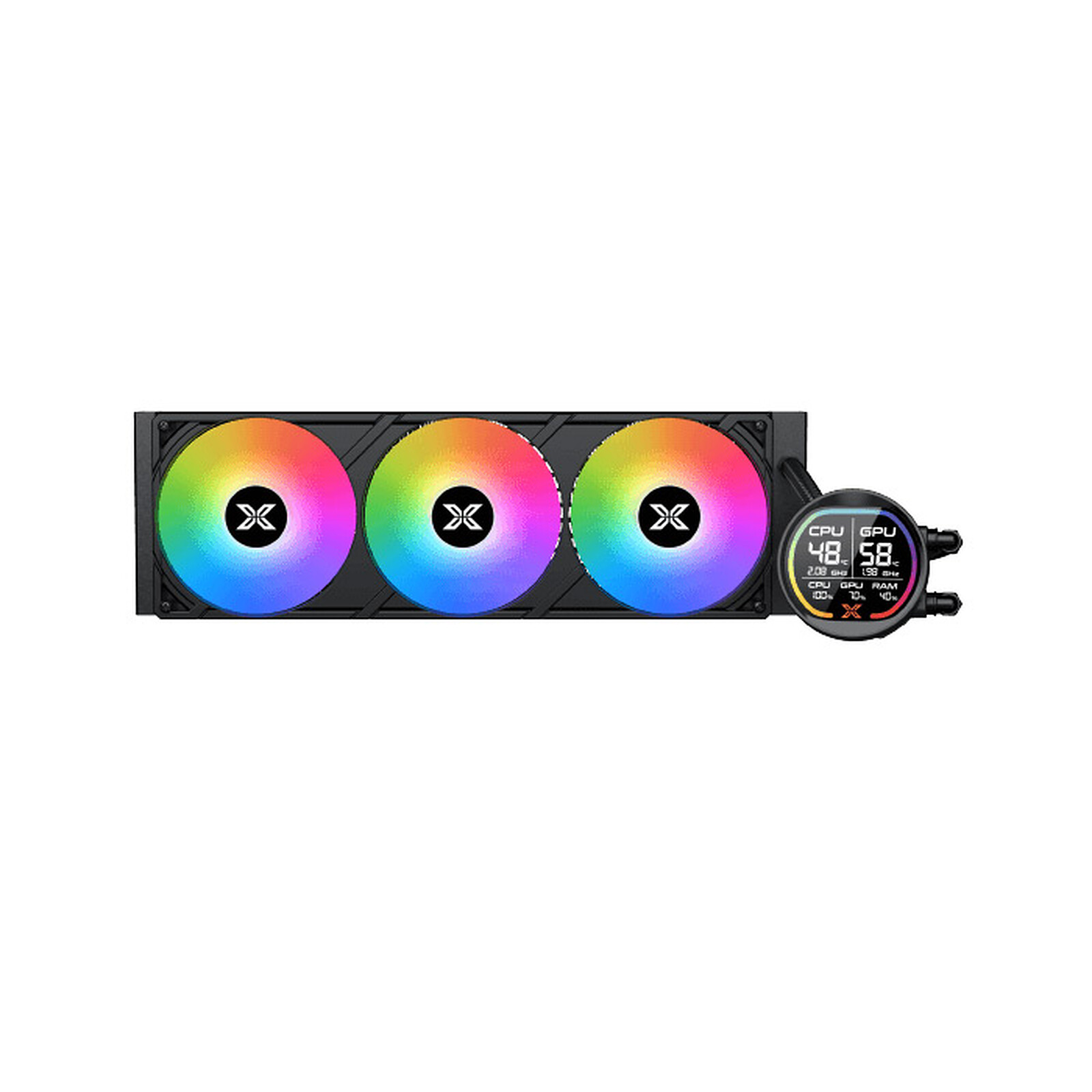 Xigmatek Liquid Killer Pro Digital RGB 360mm Noir infinytech Réunion 01