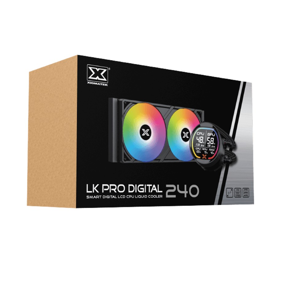 Matériels informatique XIGMATEK Liquid Killer Pro Digital RGB 240mm Noir infinytech Réunion 03