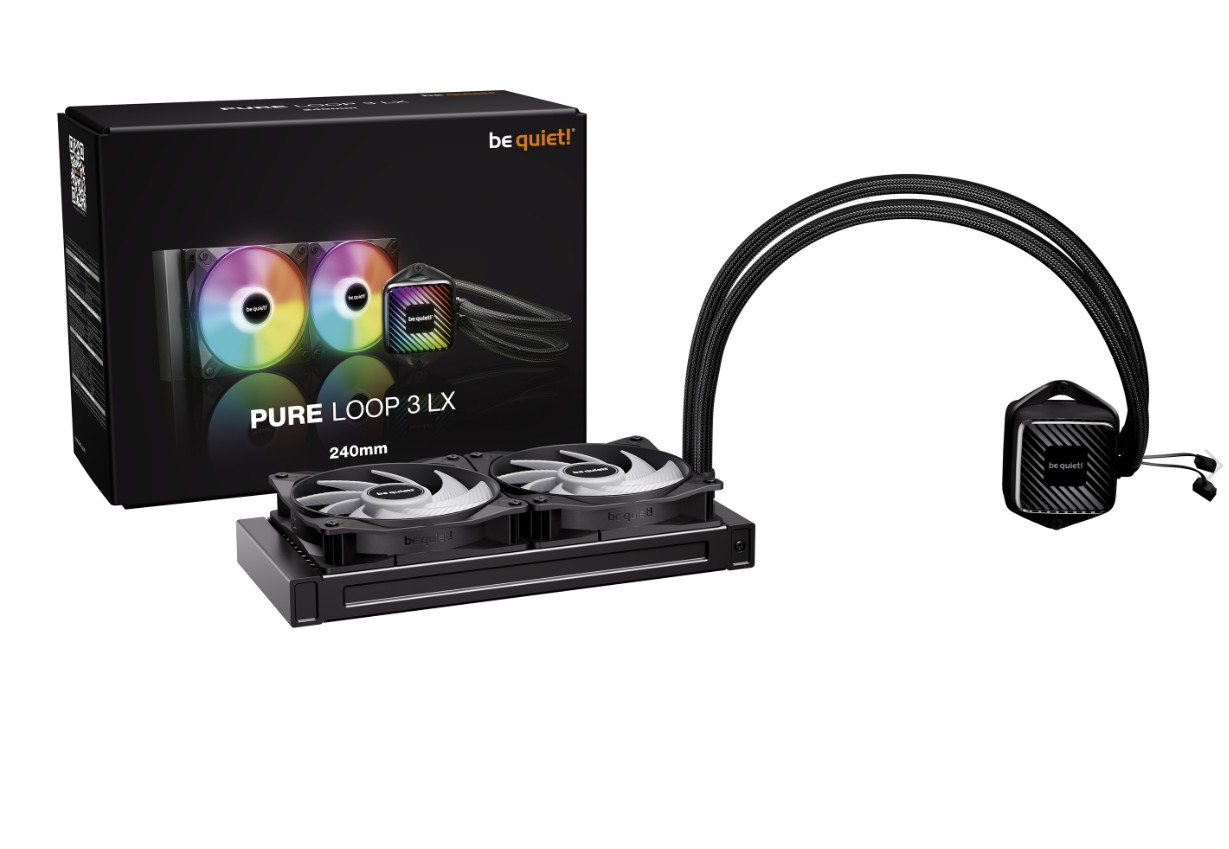 be quiet! Pure Loop 3 LX RGB 240mm Noir infinytech Réunion 04