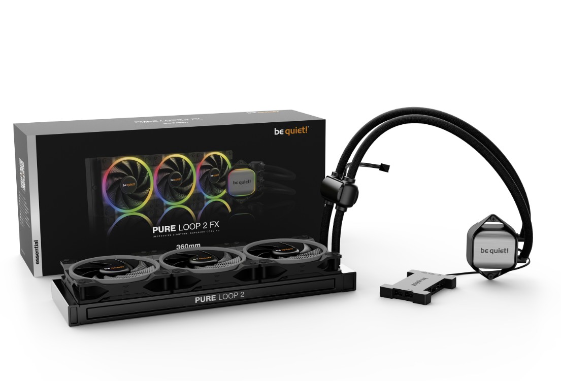 Matériels informatique BE QUIET Pure Loop 2 FX RGB 360mm Noir infinytech Réunion 04