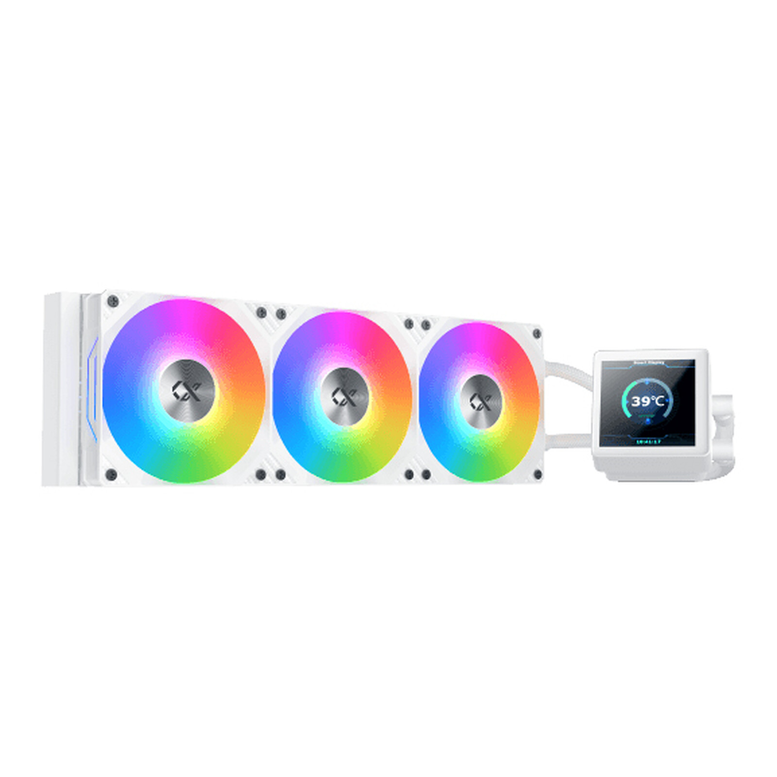 Xigmatek Connect RGB 360mm Blanc infinytech Réunion 01