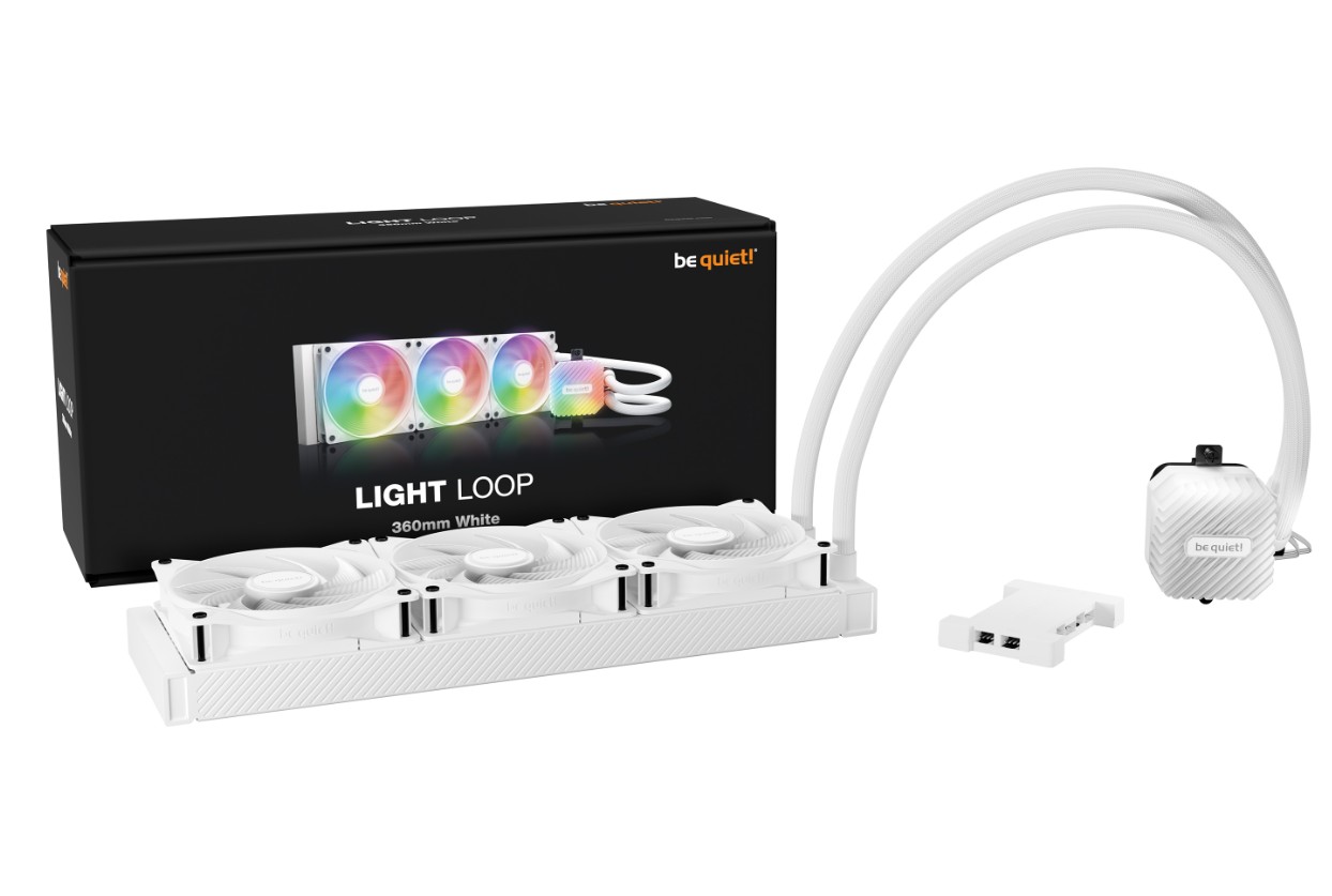 Matériels informatique BE QUIET Light Loop 360mm RGB Blanc infinytech Réunion 05