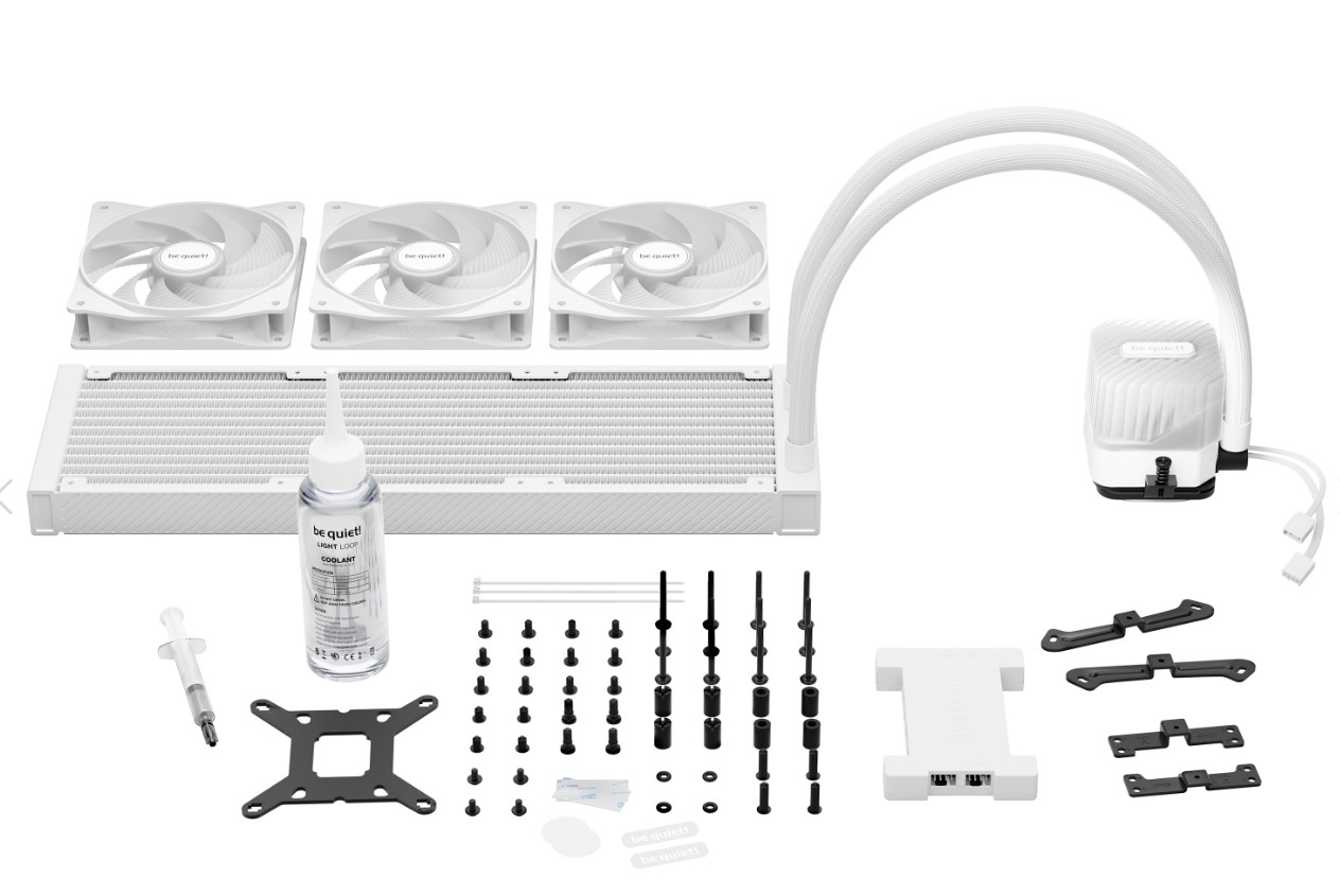 Matériels informatique BE QUIET Light Loop 360mm RGB Blanc infinytech Réunion 04