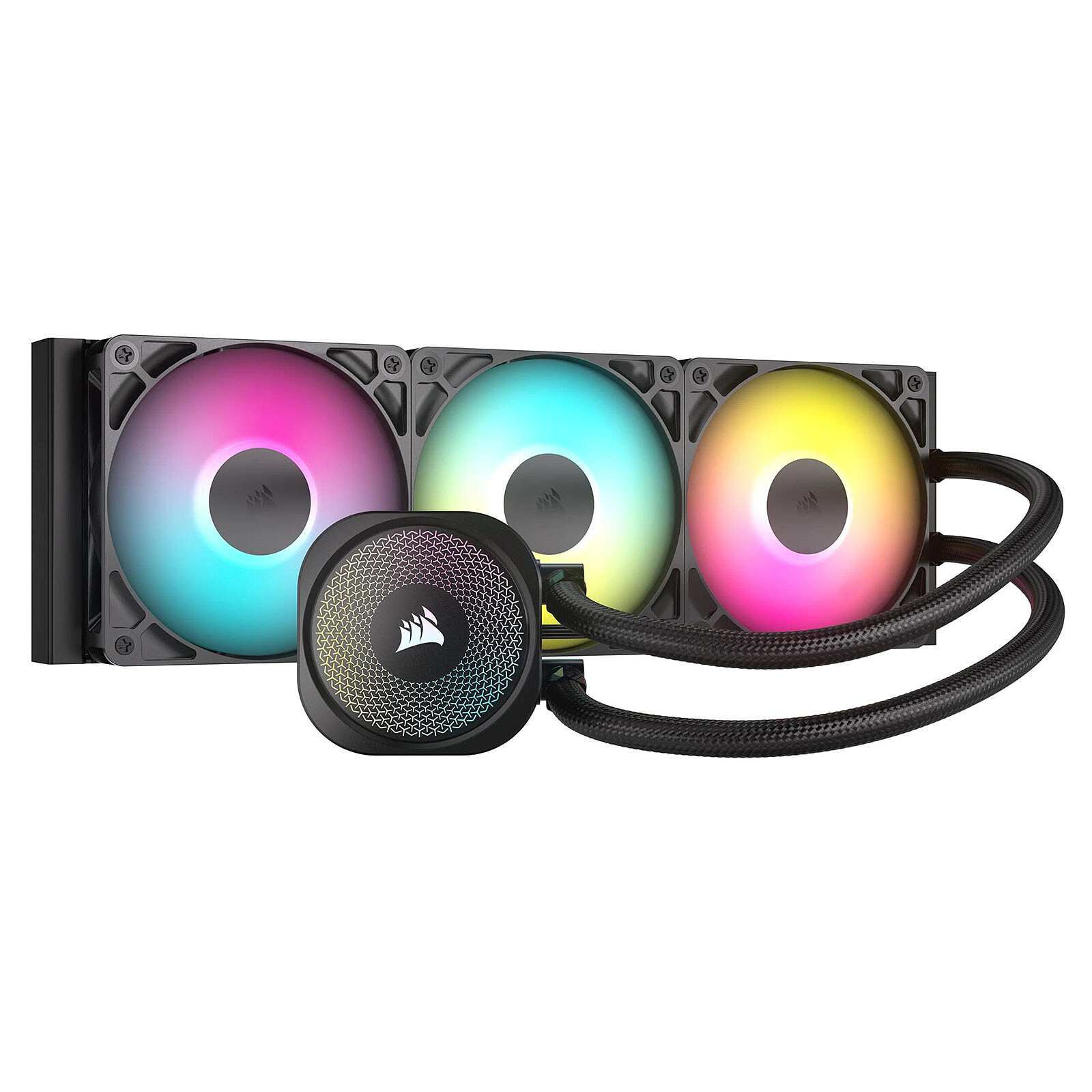 Corsair Nautilus RS RGB 360mm Noir infinytech Réunion 01