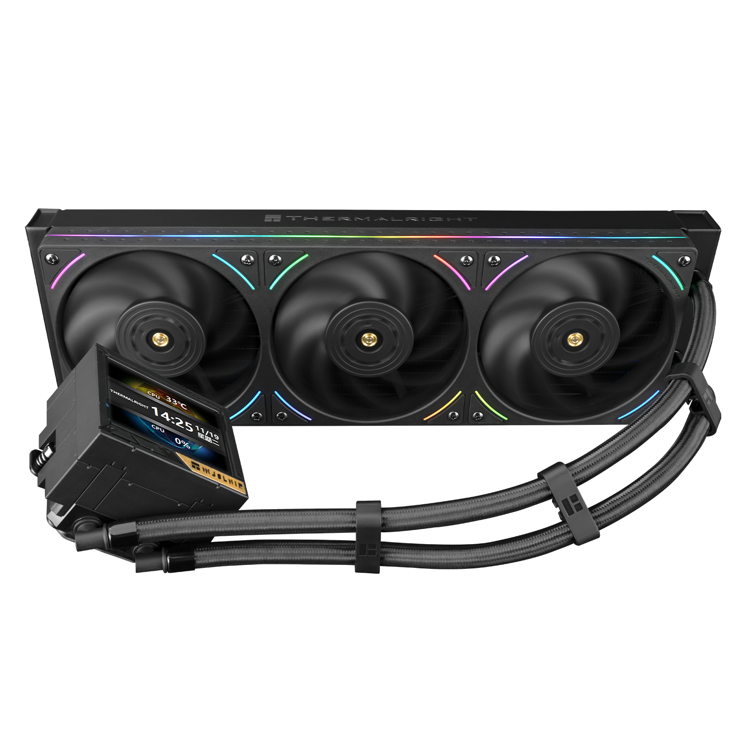 Thermalright Mjolnir Vision UB Pro RGB 360mm Noir infinytech Réunion 08