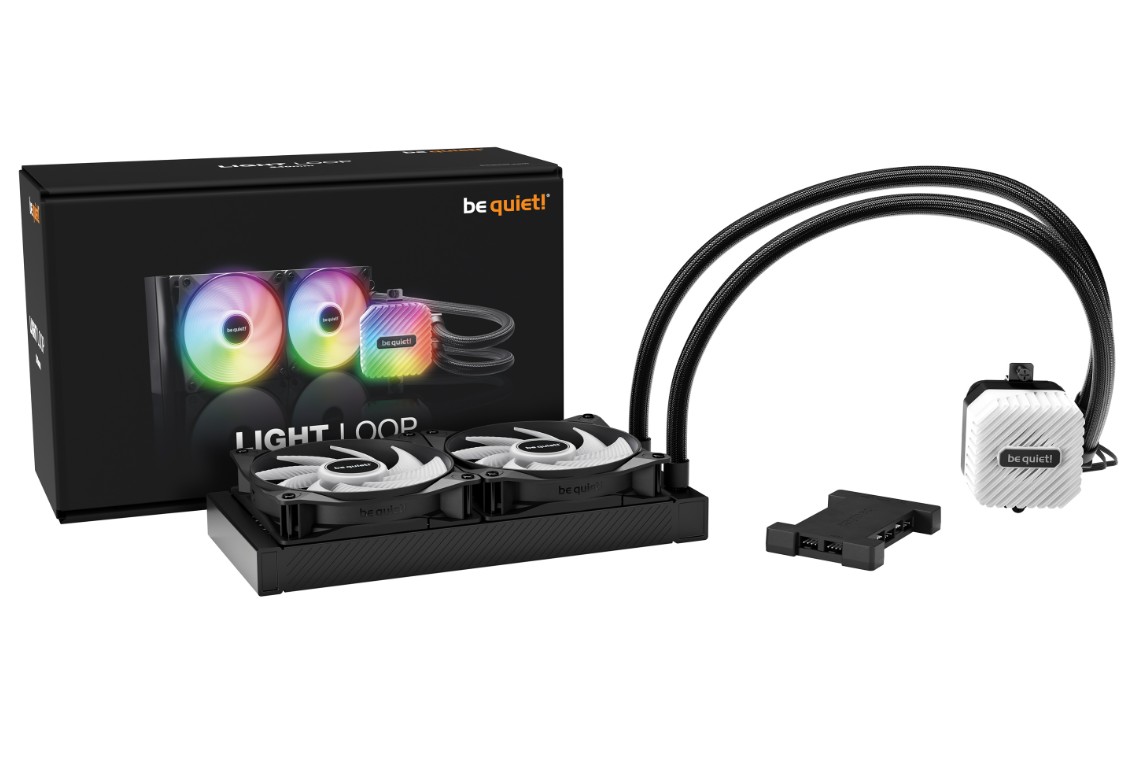 BE QUIET Light Loop RGB 240mm Noir infinytech Réunion 04