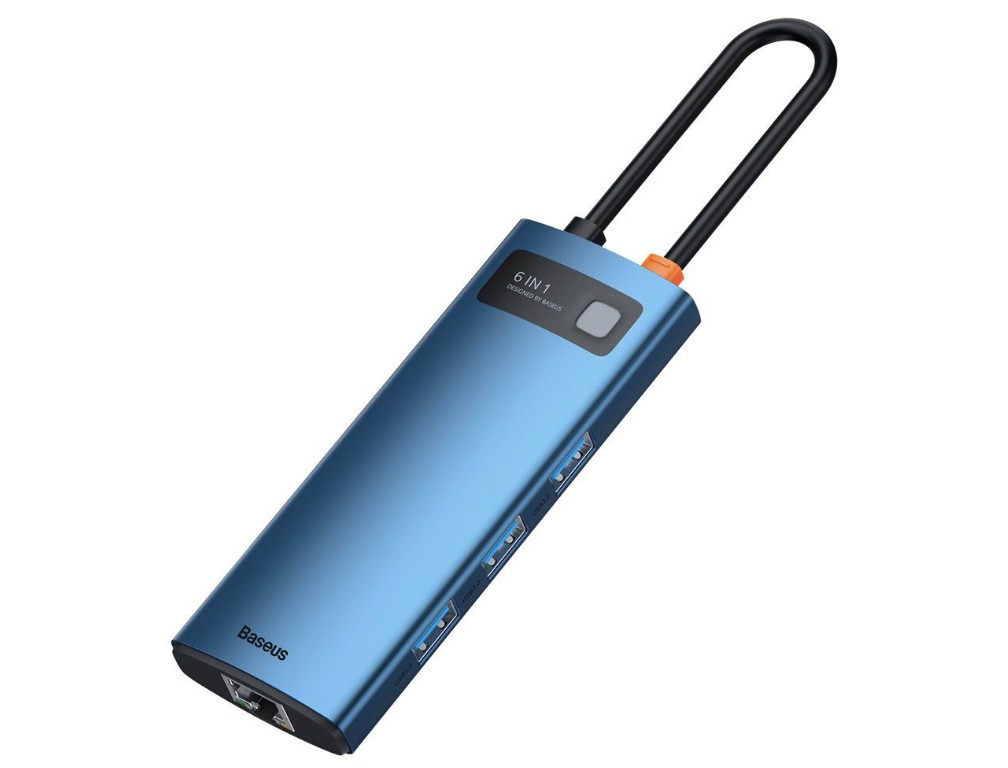 Matériels informatique BASEUS HUB USB-C 6en1 infinytech Réunion 02