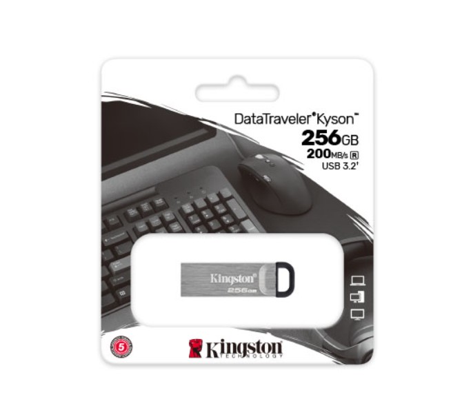 Matériels informatique clé USB 3.2 KINGSTON DataTraveler Kyson 256Go Noir infinytech Réunion 03