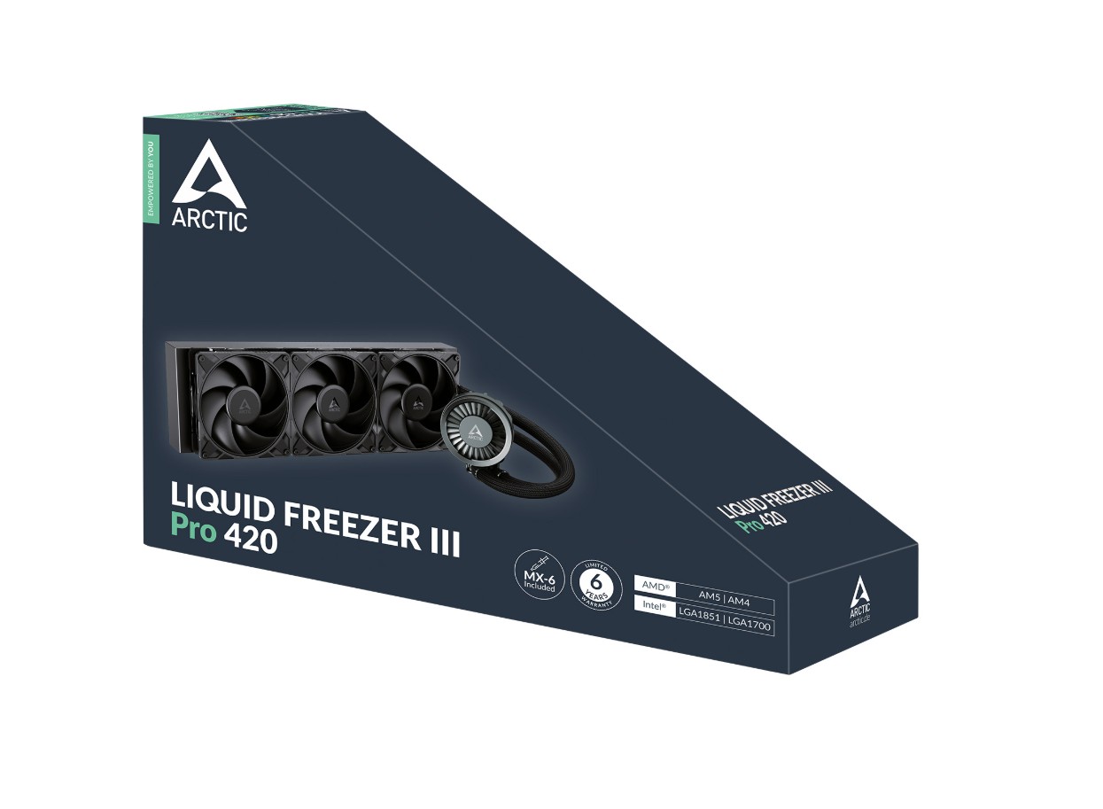 Arctic Liquid Freezer III Pro 420mm Noir infinytech Réunion 05