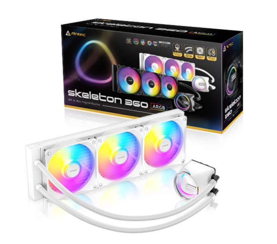 Antec Skeleton RGB 360mm Blanc infinytech Réunion 04