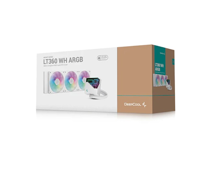 DeepCool LT360 ARGB 360mm Blanc infinytech Réunion 05
