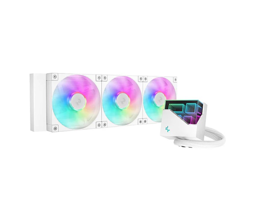 DeepCool LT360 ARGB 360mm Blanc infinytech Réunion 01
