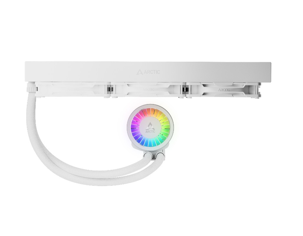Arctic Liquid Freezer III Pro RGB  420mm Blanc infinytech Réunion 03