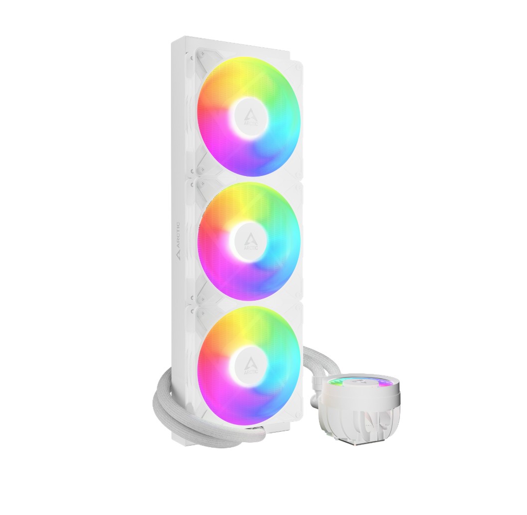 Arctic Liquid Freezer III Pro RGB  420mm Blanc infinytech Réunion 02