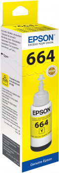 Consommables informatique cartouche d'encre EPSON T6644 Jaune infinytech Réunion