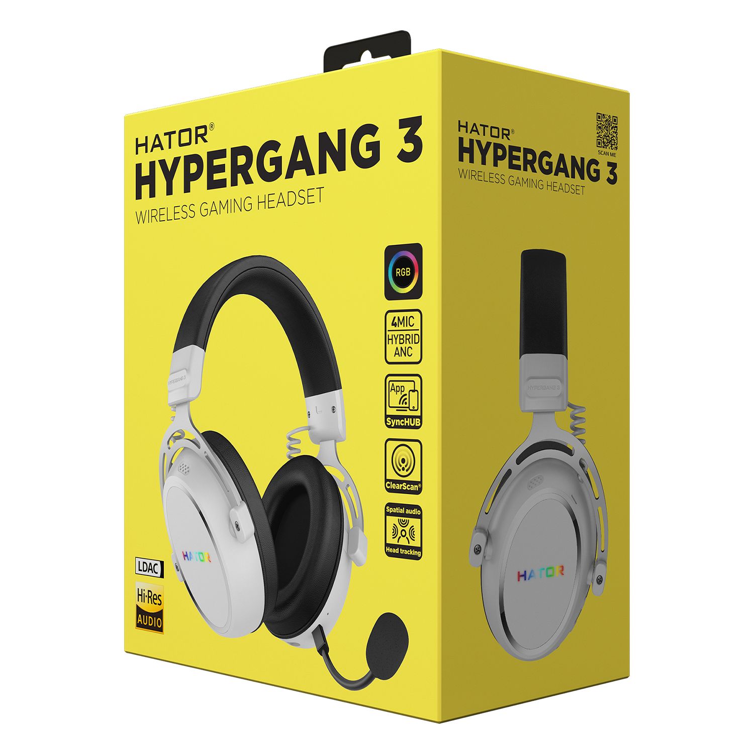 HATOR Hypergang 3 Wireless Blanc infinytech Réunion 06