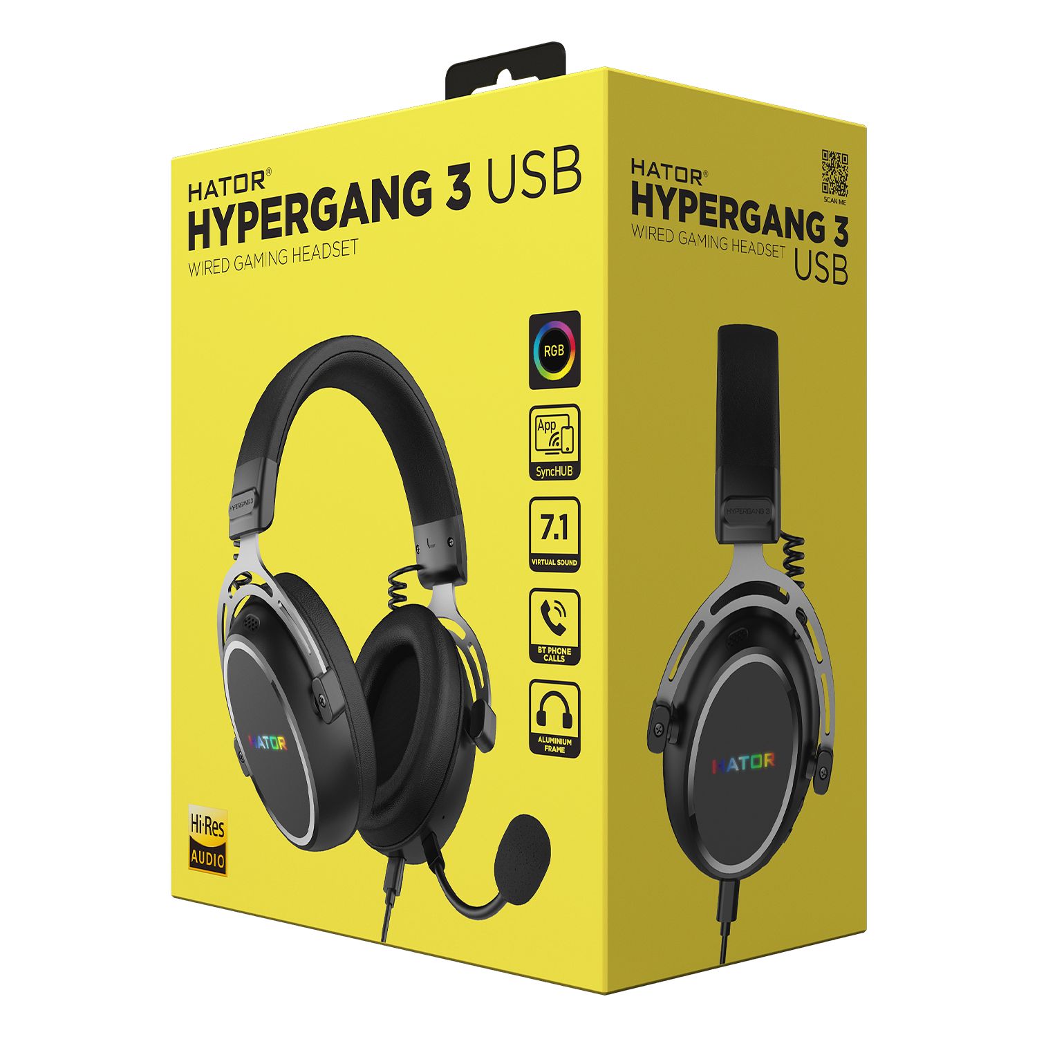 HATOR Hypergang 3 USB Noir infinytech Réunion 16