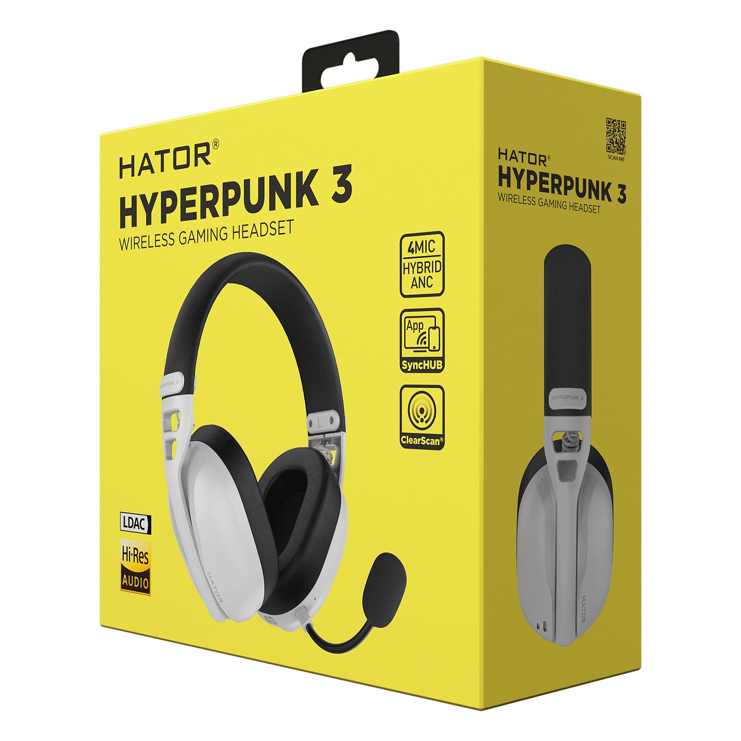 HATOR Hyperpunk 3 Wireless Blanc infinytech Réunion 06
