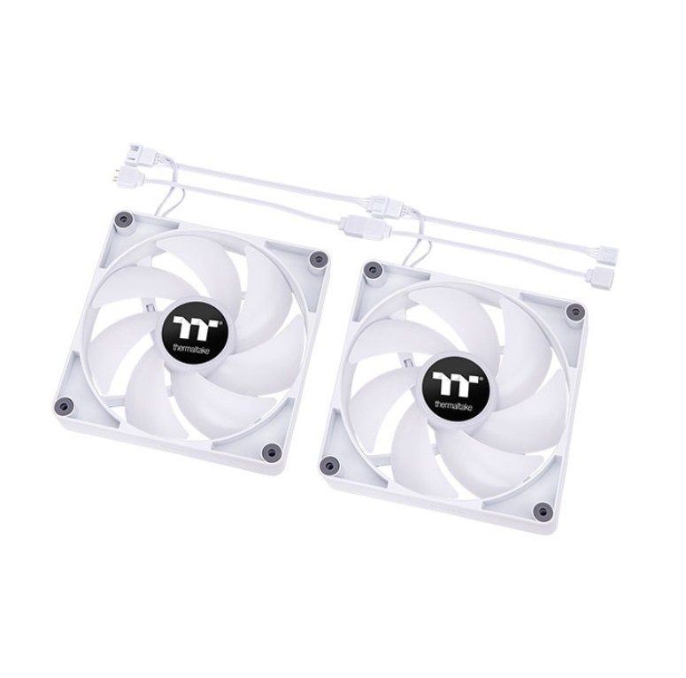 THERMALTAKE CT RGB 140mm Blanc Lot de 2 infinytech Réunion 02