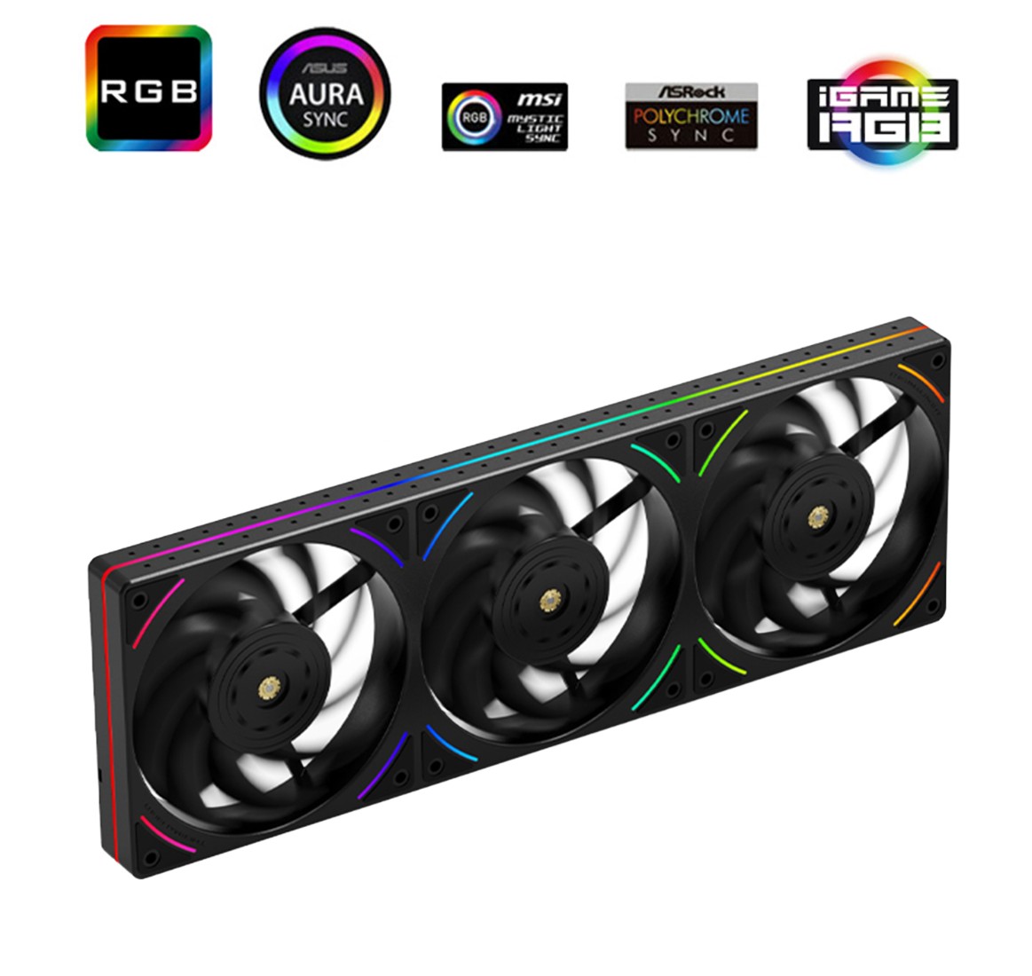 THERMALRIGHT TL-UB36 ARGB 360mm Noir Lot de 3 infinytech Réunion 01