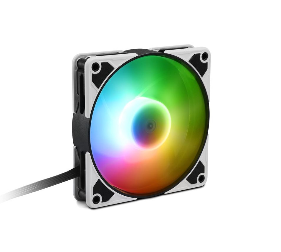 Sharkoon Silent Storm RGB PWM 120mm Noir Blanc infinytech Réunion 02