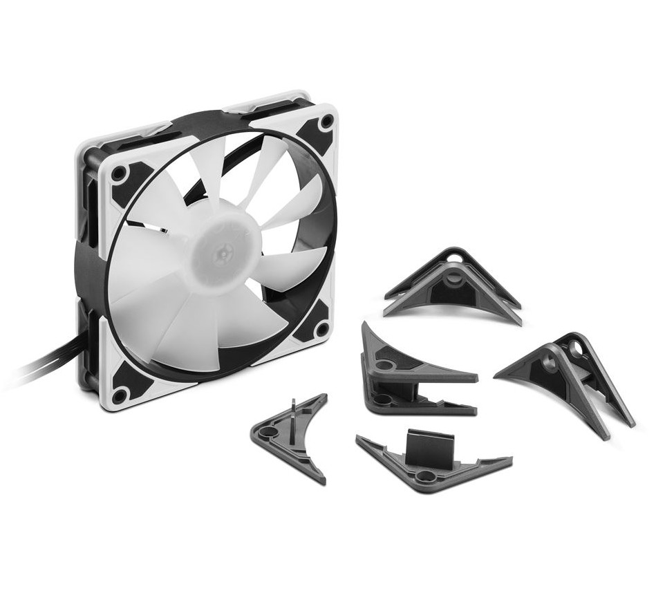 Sharkoon Silent Storm RGB PWM 120mm Noir Blanc infinytech Réunion 03