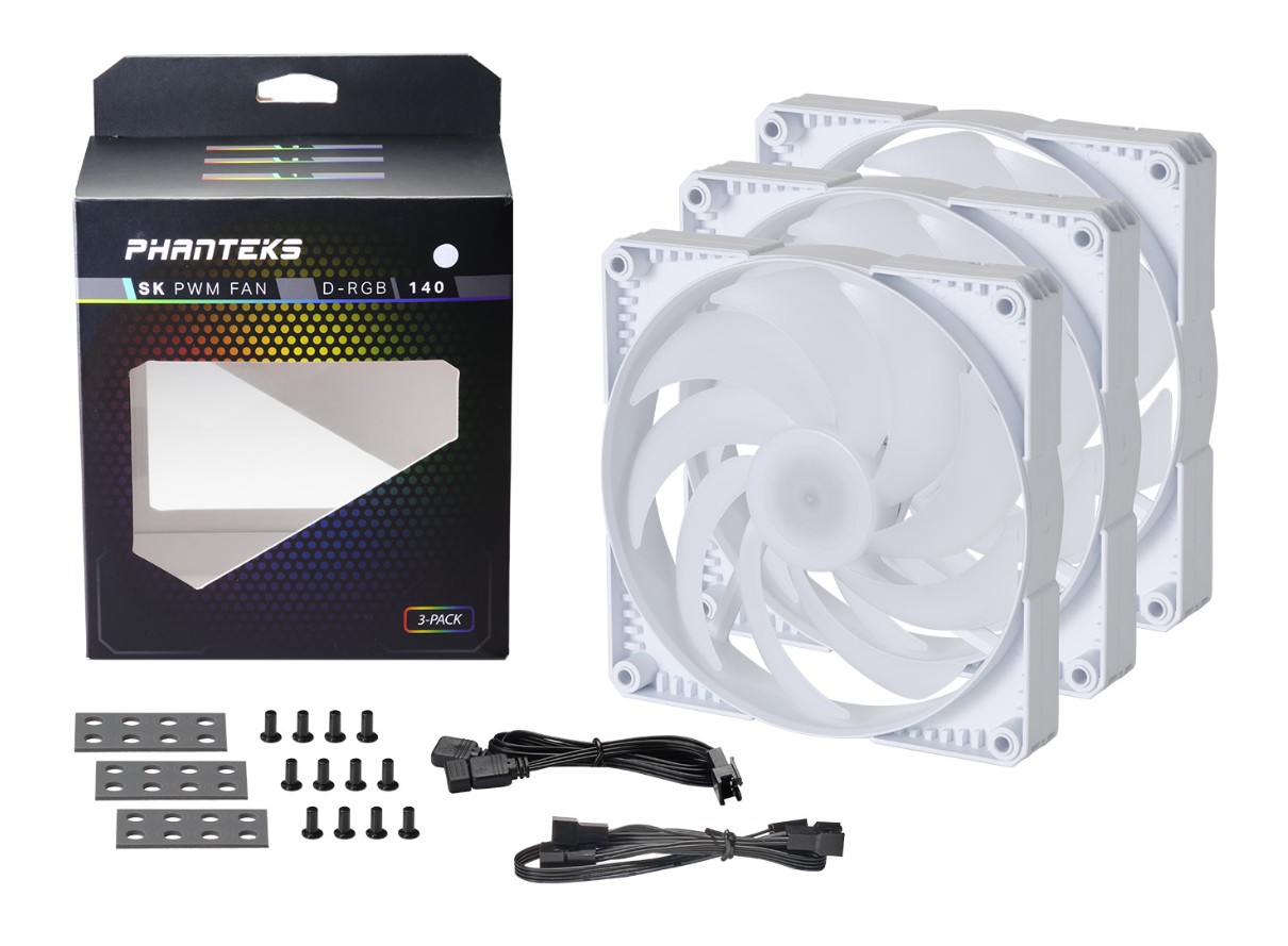Phanteks PH-F140 SK RGB 14cm Blanc lot de 3 infinytech Réunion 06