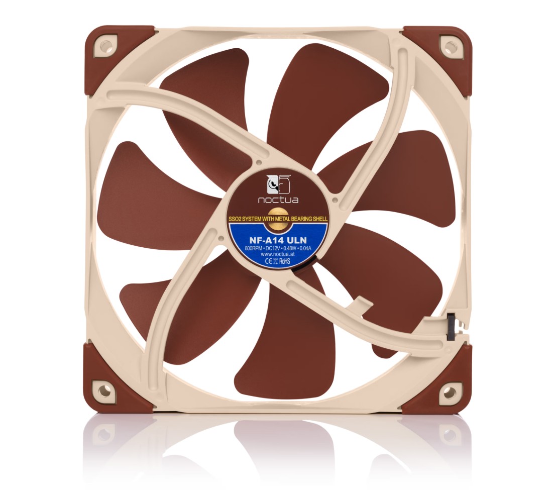 NOCTUA NF-A14 ULN 140mm Brun infinytech Réunion 02