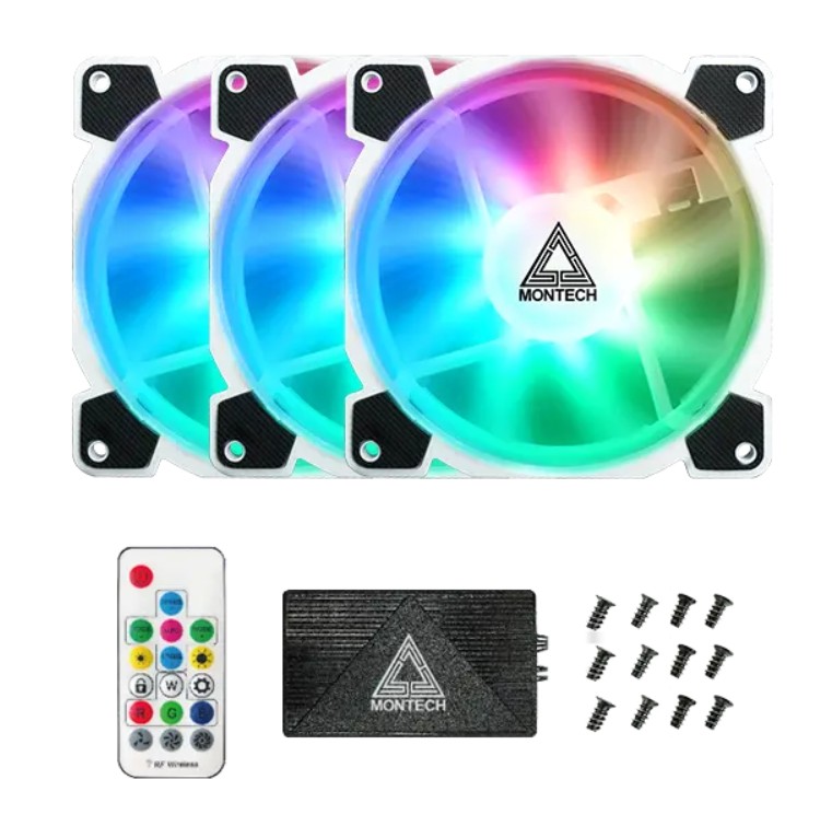 MONTECH Z3 Pro ARGB 120mm Blanc infinytech Réunion 05