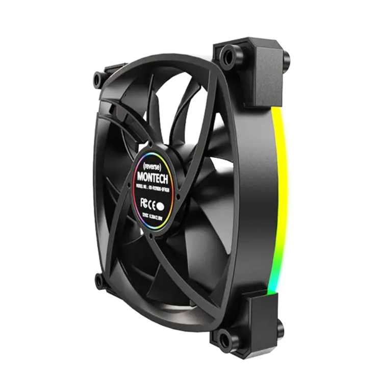 MONTECH RX120 RGB PWM 120mm Noir infinytech Réunion 04